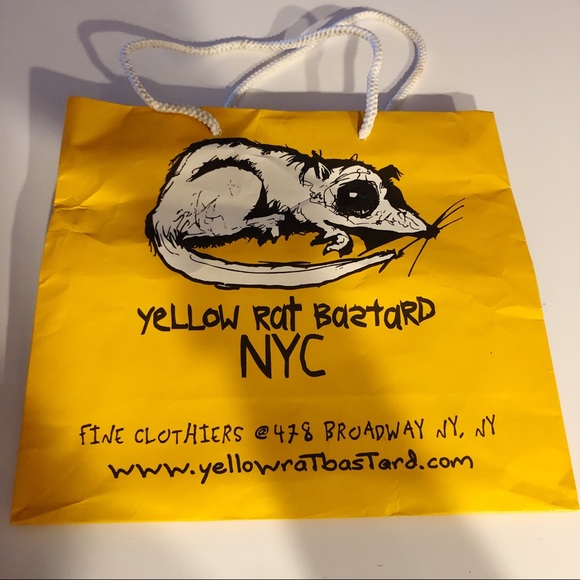 VINTAGE YELLOW RAT BASTARD NYC Men’s Rusty Red Rat Graphic Glow in the Dark Tee - Picture 15 of 16
